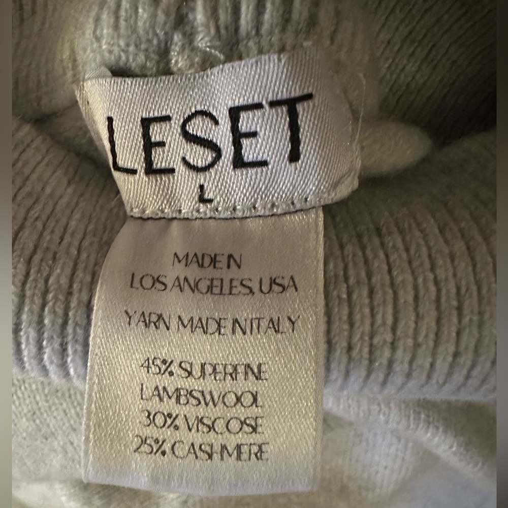 LESET Zoe Oversized Knit Sweater Top and Zoe Pants Set - Picture 9 of 11